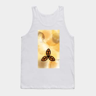 Dry Leaves Flower Tank Top